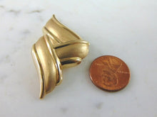 Load image into Gallery viewer, Womens Vintage Estate 14K Yellow Gold Modernist Brooch 5.2g E4035