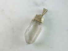 Load image into Gallery viewer, Womens Vintage Estate Sterling Silver Crystal Pendant 5.9g E5486