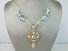 Load image into Gallery viewer, Womens Vintage Estate Sterling Silver Modernist Necklace 62.9g E5526