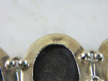 Load image into Gallery viewer, Womens Vintage Estate Sterling Silver Modernist Onyx Bracelet 79g E5568