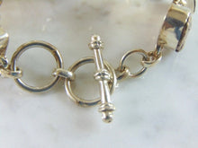 Load image into Gallery viewer, Womens Vintage Estate Sterling Silver Modernist Bracelet 62.1g E5628