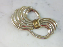 Load image into Gallery viewer, Womens Vintage Estate Sterling Silver Modernist Brooch 19.9g E5403