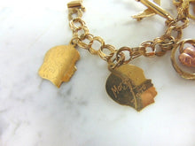 Load image into Gallery viewer, Womens Vintage Estate 14k Gold Charm Bracelet 33.8g  E1614