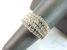 Load image into Gallery viewer, Womens Vintage Estate 10k White Gold Diamond Ring 5.0g E4201