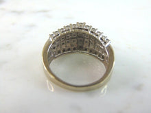 Load image into Gallery viewer, Womens Vintage Estate 10k White Gold Diamond Ring 5.0g E4201