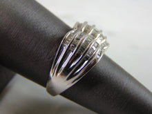 Load image into Gallery viewer, Womens Vintage Estate 10k White Gold Diamond Ring 5.5g E4203