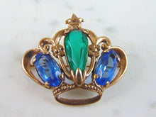 Load image into Gallery viewer, Womens Vintage Estate 10K Gold Crown Brooch 11.3g E4219