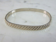 Load image into Gallery viewer, Womens Vintage Estate Sterling Silver Modernist Bracelet 16.8g E4358