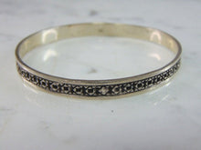 Load image into Gallery viewer, Womens Vintage Estate Sterling Silver Modernist Bracelet 14.1g E4360