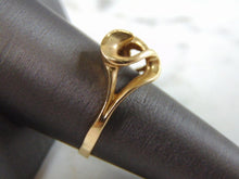 Load image into Gallery viewer, Womens Vintage Estate 14k Yellow Gold Heart Ring 4.2g #E4240