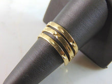 Load image into Gallery viewer, Womens Vintage Estate 14k Yellow Gold Modernist Ring 4.2g E4244