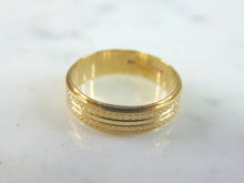 Load image into Gallery viewer, Womens Vintage Estate 14k Yellow Gold Wedding Band Ring 3.4g #E3409