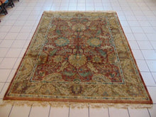 Load image into Gallery viewer, Vintage Estate Semi-Antique Handmade Kashan Rug E201