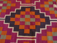 Load image into Gallery viewer, Vintage Estate Handmade Kilim Rug E211