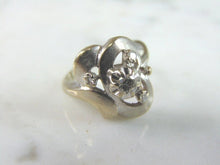 Load image into Gallery viewer, Womens Vintage Estate 14K White Gold Diamond Ring 4.7g E3428