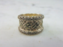 Load image into Gallery viewer, Womens Vintage Estate Sterling Silver Modernist Ring 11.2g E2317