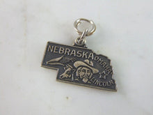 Load image into Gallery viewer, Womens Vintage Estate Sterling Silver Nebraska Charm 2.9g E2336