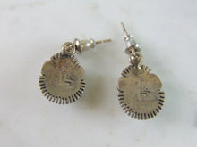 Load image into Gallery viewer, Womens Vintage Estate Sterling Silver Southwestern Earrings 4.1g E5470