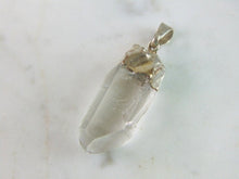 Load image into Gallery viewer, Womens Vintage Estate Sterling Silver Crystal Pendant 5.9g E5486