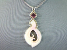Load image into Gallery viewer, Womens Vintage Estate Sterling Silver Modernist Necklace 12.8g E5567