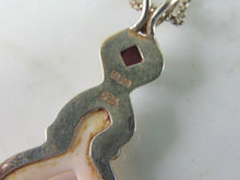 Load image into Gallery viewer, Womens Vintage Estate Sterling Silver Modernist Necklace 12.8g E5567