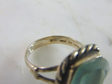Load image into Gallery viewer, Womens Vintage Estate Sterling Silver Crystal Ring 8.2g E5598