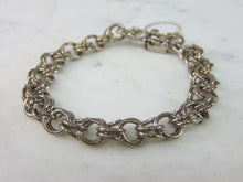 Load image into Gallery viewer, Womens Vintage Estate Sterling Silver Bracelet 25.9g E5030