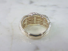 Load image into Gallery viewer, Womens Vintage Estate Sterling Silver Modernist Ring 7.9g E5273