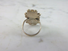 Load image into Gallery viewer, Womens Vintage Estate Sterling Silver Modernist Ring 3.1g E4067