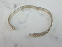 Load image into Gallery viewer, Womens Vintage Estate Sterling Silver Modernist Bracelet 16.8g E4358
