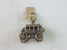 Load image into Gallery viewer, Womens Vintage Estate Sterling Silver Carriage Charm 3.6g E4378