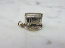 Load image into Gallery viewer, Womens Vintage Estate Sterling Silver Trolley Charm 5.6g E4383