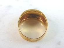 Load image into Gallery viewer, Womens Vintage Estate 18K Yellow Gold Modernist Ring, 10.7g E1709