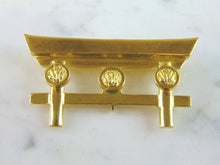 Load image into Gallery viewer, Womens Vintage Estate Solid 18K Gold Chinese Brooch 23.6g E4303