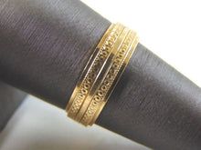 Load image into Gallery viewer, Womens Vintage Estate 14k Yellow Gold Wedding Band Ring 3.4g #E3409