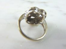 Load image into Gallery viewer, Womens Vintage Estate 14K White Gold Diamond Ring 4.7g E3428
