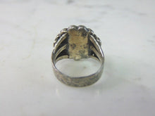 Load image into Gallery viewer, Womens Vintage Estate Sterling Silver Southwestern Turquoise Ring 5.5g E5176