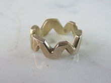 Load image into Gallery viewer, Womens Vintage Estate Sterling Silver Modernist Ring 5.6g E5274