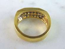 Load image into Gallery viewer, Mens Vintage Estate 18K Yellow Gold Diamond Ring 11.0g E881
