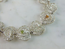 Load image into Gallery viewer, Womens Vintage Estate Sterling Silver Heart Bracelet 11.3g E5704