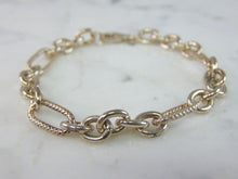 Load image into Gallery viewer, Womens Vintage Estate Sterling Silver Modernist Bracelet 15.7g E5716