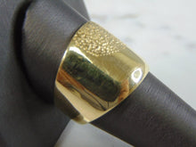 Load image into Gallery viewer, Womens 14K Yellow Gold Modernist Cigar Band Ring 8.6g  E1706