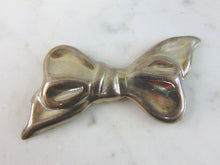 Load image into Gallery viewer, Womens Vintage Estate Sterling Silver Bow Brooch 13g E5783