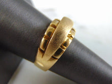 Load image into Gallery viewer, Womens Vintage Estate 18K Yellow Gold Modernist Ring, 10.7g E1709