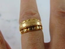Load image into Gallery viewer, Womens Vintage Estate 18K Yellow Gold Modernist Ring, 10.7g E1709