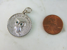 Load image into Gallery viewer, Womens Vintage Estate Sterling Silver Owl Graduation Charm 6.6g E5847