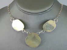 Load image into Gallery viewer, Womens Vintage Estate Sterling Silver Jasper Necklace 37.5g E2103