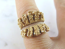 Load image into Gallery viewer, Womens Vintage Estate 14K Yellow Gold Modernist Ring Jacket 8.5g  E5003