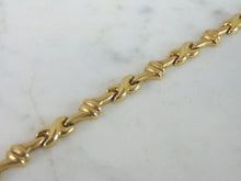 Load image into Gallery viewer, Womens Vintage Estate 14K Yellow Gold Chain Bracelet 7.4g E5365