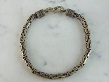Load image into Gallery viewer, Womens Vintage Estate Sterling Silver Modernist Bracelet 33.5g E5811